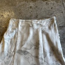 画像6: PALE TONE MARBLE PATTERN A LINE DESIGN LONG SKIRT / W25~26 (6)