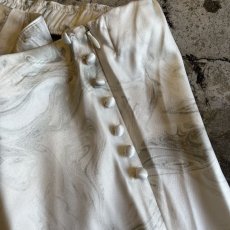 画像9: PALE TONE MARBLE PATTERN A LINE DESIGN LONG SKIRT / W25~26 (9)