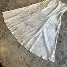 画像4: PALE TONE MARBLE PATTERN A LINE DESIGN LONG SKIRT / W25~26 (4)