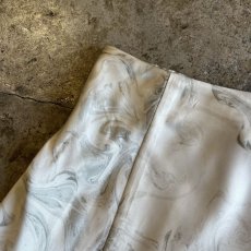 画像7: PALE TONE MARBLE PATTERN A LINE DESIGN LONG SKIRT / W25~26 (7)