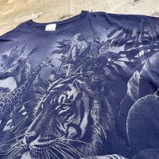 画像4:  "RAINFOREST CAFE" VARIOUS ANIMAL PRINTED S/S TEE / Mens L (4)