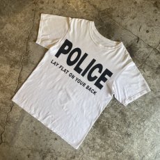 画像4: "POLICE" LOGO FRONT PRINTED S/S TEE / Ladies M (4)