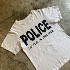 画像3: "POLICE" LOGO FRONT PRINTED S/S TEE / Ladies M (3)