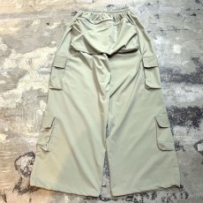 画像1: 【WONDERGROUND】DESIGN BACK POCKET DOUBLE CARGO PANTS / GREEN / OS (1)