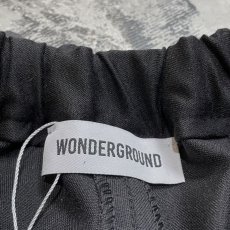 画像10: 【WONDERGROUND】SUPER WIDE SILHOUETTE PANTS / BLACK / OS (10)