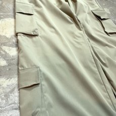 画像5: 【WONDERGROUND】DESIGN BACK POCKET DOUBLE CARGO PANTS / GREEN / OS (5)