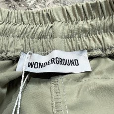 画像10: 【WONDERGROUND】DESIGN BACK POCKET DOUBLE CARGO PANTS / GREEN / OS (10)