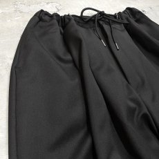 画像3: 【WONDERGROUND】SUPER WIDE SILHOUETTE PANTS / BLACK / OS (3)