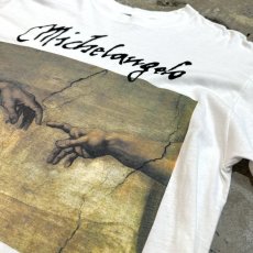 画像4: MECHELANGELO "The Creation of Adam" PRINT S/S TEE / Mens L (4)