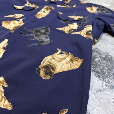 画像6: VARIOUS PUG POSTURE PRINTED S/S SHIRT / Mens L (6)