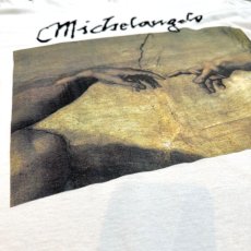 画像5: MECHELANGELO "The Creation of Adam" PRINT S/S TEE / Mens L (5)