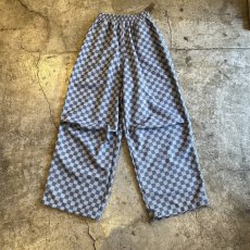 画像1: ALL OVER CHECKER PATTERN COLOR DESIGN PANTS / W22~31 (1)