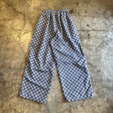 画像2: ALL OVER CHECKER PATTERN COLOR DESIGN PANTS / W22~31 (2)