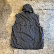 画像2: 11 POCKET HOODIE DESIGN OVER VEST / Ladies L  (2)