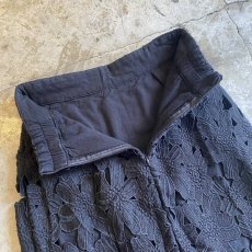 画像9: FLORAL LACE DESIGN BACK SLIT SKIRT / W24~W27 (9)