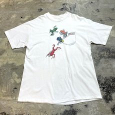 画像1: 90's POISON FROGS PRINTED S/S TEE / Mens L / MADE IN USA (1)