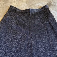 画像6: METALLIC DESIGN FLARE LONG SKIRT / W29 (6)