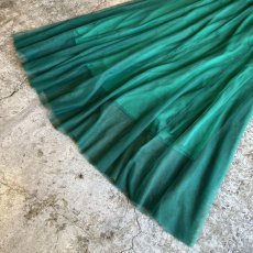 画像5: COLOR FLARE DESIGN TULLE SHEER LONG SKIRT / W25~W31 (5)