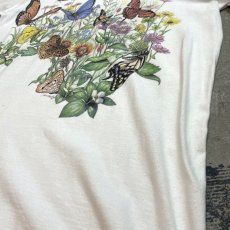 画像6: 90's VARIOUS BUTTERFLY PRINTED S/S TEE / Mens M / MADE IN USA (6)