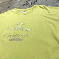 画像4: "ORLANDO" DOLPHIN EMBROIDERY S/S TEE / Mens XL (4)