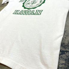 画像6: 80's "UNIVERSITY HAWAII" PRINTED S/S TEE / Mens M / MADE IN USA (6)