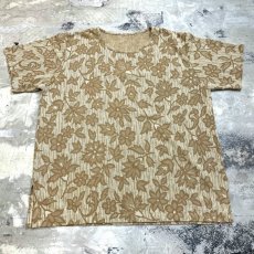 画像1: ALL OVER FLORAL PATTERN S/S TEE / Mens S (1)