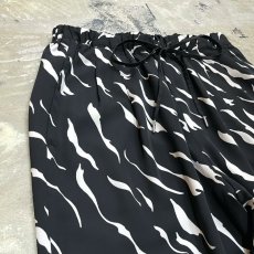 画像3: ALL OVER PATTERN BICOLOR TAPERED PANTS / ~W36 (3)