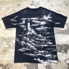 画像2: BOTH SIDE LIGHTHOUSE PRINTED S/S TEE / Mens L (2)