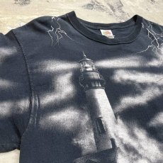 画像3: BOTH SIDE LIGHTHOUSE PRINTED S/S TEE / Mens L (3)