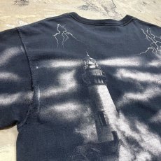 画像9: BOTH SIDE LIGHTHOUSE PRINTED S/S TEE / Mens L (9)