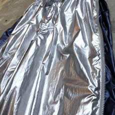 画像4: SIDE ZIP LINE GIMMICK METALLIC SILVER PANTS / FREE (4)