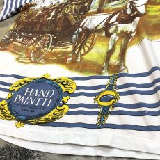 画像6: 90's BOTH CARRIAGE HAND PAINTED S/S TEE / Mens L (6)