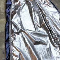 画像5: SIDE ZIP LINE GIMMICK METALLIC SILVER PANTS / FREE (5)