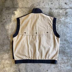 画像2: SNAP BUTTON DESIGN STAND COLLAR VEST / Ladies S(M) (2)