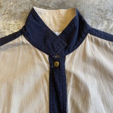 画像5: SNAP BUTTON DESIGN STAND COLLAR VEST / Ladies S(M) (5)