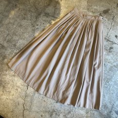 画像4: 【RALPH LAUREN】BEIGE COLOR FLARE LONG SKIRT / W25 / MADE IN USA (4)