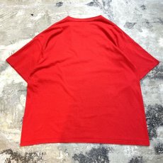 画像2: RED COLOR "NEW YORK CITY" EMBROIDERY S/S TEE / Mens XL (2)