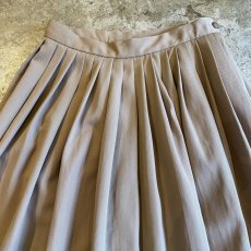 画像6: 【RALPH LAUREN】BEIGE COLOR FLARE LONG SKIRT / W25 / MADE IN USA (6)