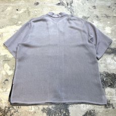 画像2: GRADATION COLOR FRONT S/S SHEER SHIRT / Mens L (2)