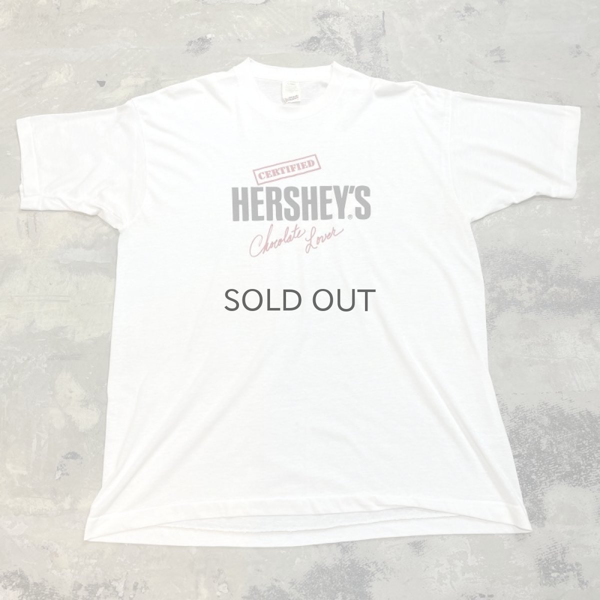 画像1: 80's "HERSHEY'S" FRONT PRINTED S/S TEE / Mens XL / MADE IN USA (1)