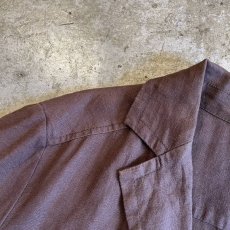 画像8: BROWN COLOR FRONT POCKET DESIGN S/S JACKET / Ladies M(44) (8)