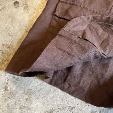 画像5: BROWN COLOR FRONT POCKET DESIGN S/S JACKET / Ladies M(44) (5)