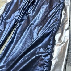 画像6: SIDE ZIP LINE GIMMICK METALLIC NAVY PANTS / FREE (6)