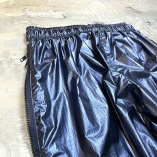 画像9: SIDE ZIP LINE GIMMICK METALLIC NAVY PANTS / FREE (9)