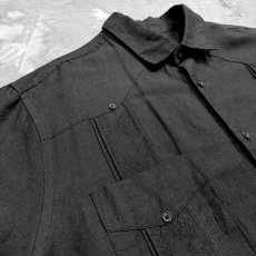 画像3: CUBA STYLE PATTERN BLACK COLOR S/S SHIRT / Mens XL (3)