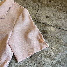 画像8: PALE TONE 2 POCKET DESIGN S/S TAYLOR JACKET / Ladies M(10) / MADE IN USA (8)