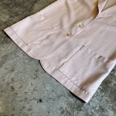 画像4: PALE TONE 2 POCKET DESIGN S/S TAYLOR JACKET / Ladies M(10) / MADE IN USA (4)