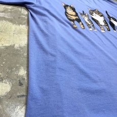 画像5: 90's VARIOUS CATS PRINTED S/S TEE / Mens XL / MADE IN USA (5)