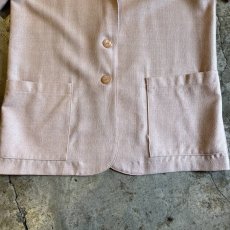 画像6: PALE TONE 2 POCKET DESIGN S/S TAYLOR JACKET / Ladies M(10) / MADE IN USA (6)