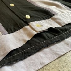 画像11: OLD DESIGN OPEN COLLAR S/S SHIRT / Ladies L / MADE IN USA (11)